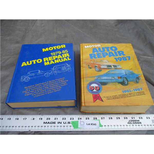 Vintage Auto Repair Manuals