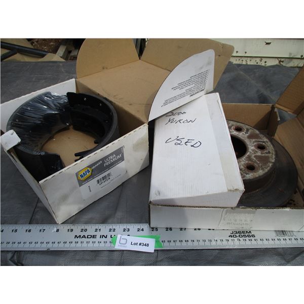 Brake Shoes New Plus Used Rotor