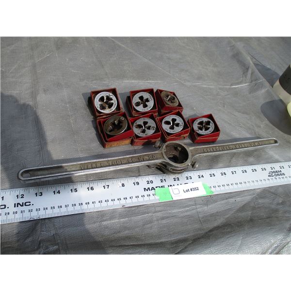 Vintage Wells Tap and Dies