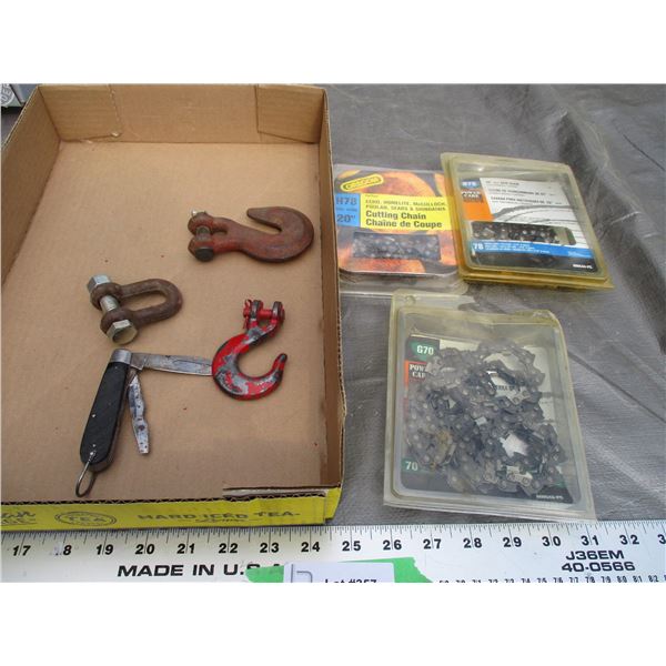 Misc Chain Saw Blades, Hooks Plus Misc