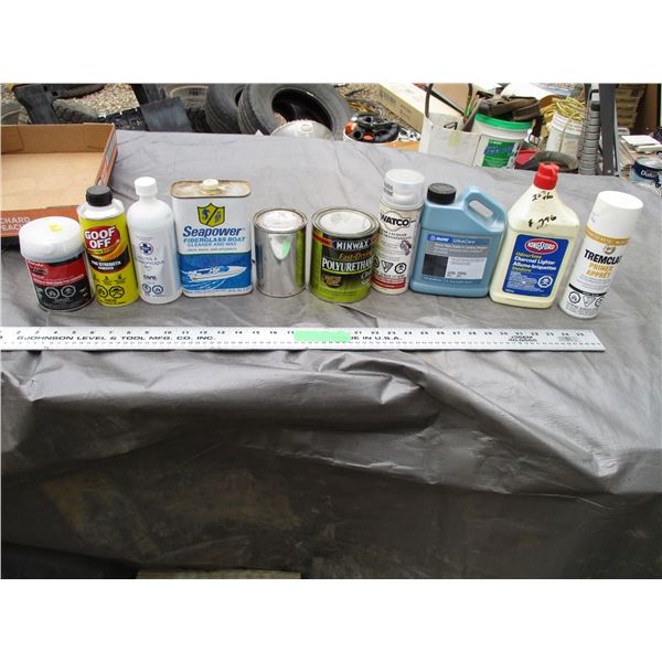 Body Filler, Coating Stripper, Stain and Misc (All Partial)