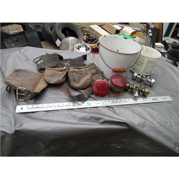 Tool Belts (2), Lights, Door Knobs