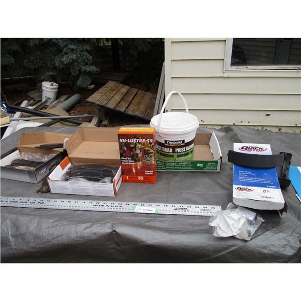 New Brake Pads, New Brake Shoes and Misc