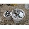 Image 1 : (2) Pails of Electrical Related Items