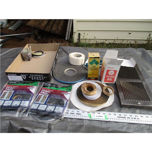 Register, Foam Tape Nails Plus Misc