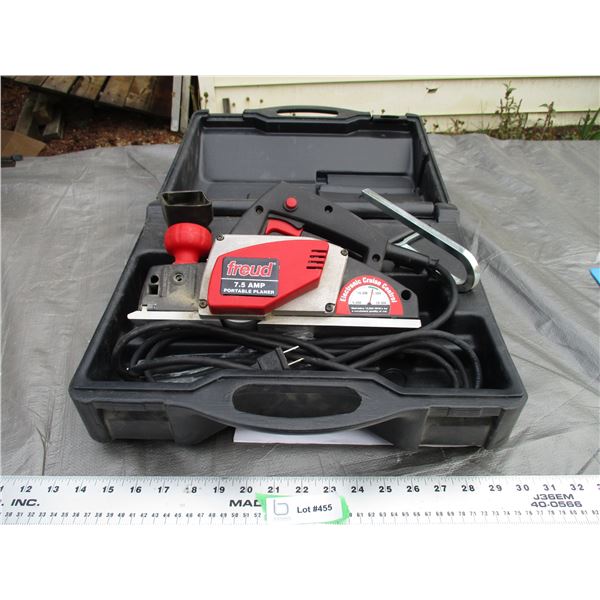 Freud 7.5 amp Portable Planer With Case