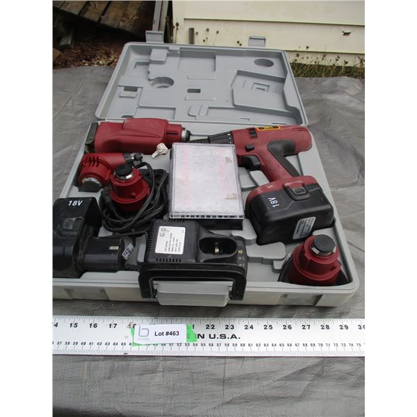 Powerfist 18 Volt Multi Purpose Cordless Set in Case