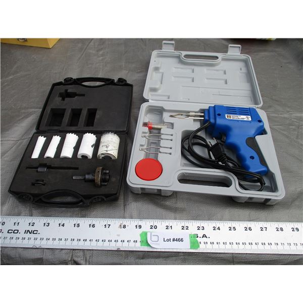 Powerfist Soldering Gun, Bi Metal Hole Saw Kit
