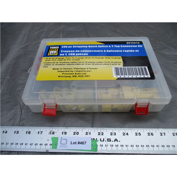 Powerfist Stripping Quick Splice And T-Tap Connector Kit