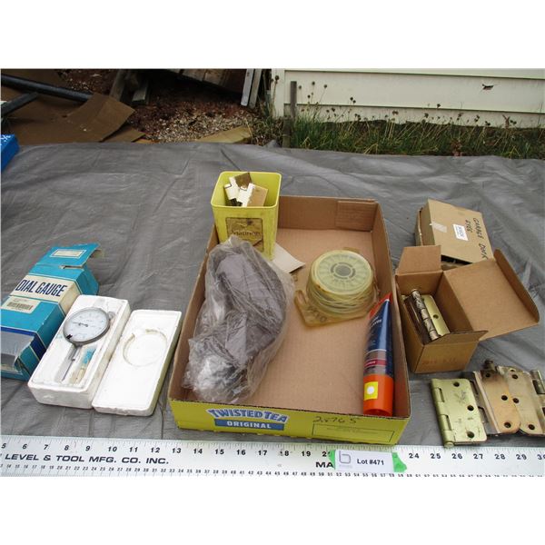 Dial Gauge, Hinges, Plus Misc