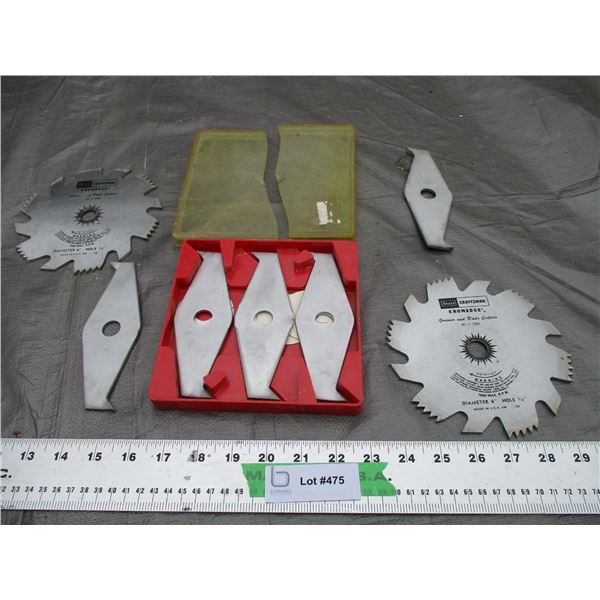Groover and Dado Cutters Set In Case
