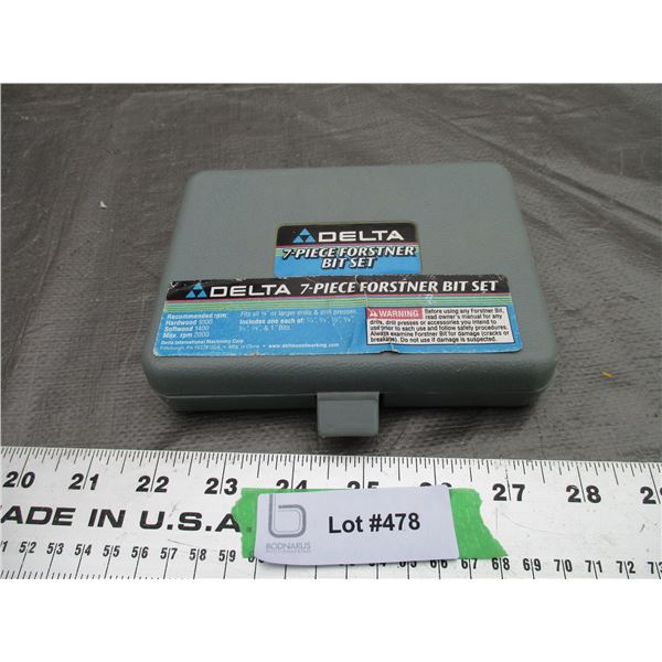Delta 7 Piece Forstner Bit Set in Case