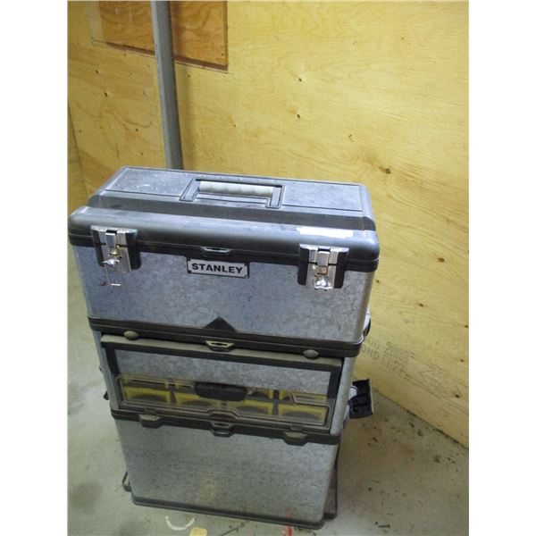 Stanley Metal Tool Box on Wheels