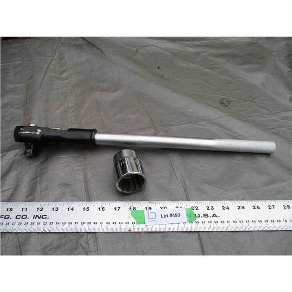 3/4" Ratchet Plus 1.5" Socket