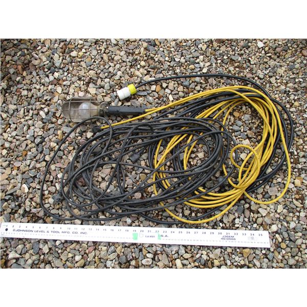 Extension Cord and Trouble Light