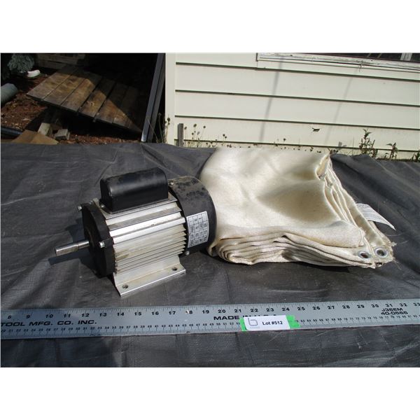 Welding Blanket 6x8 ft and 1/2 hp Motor