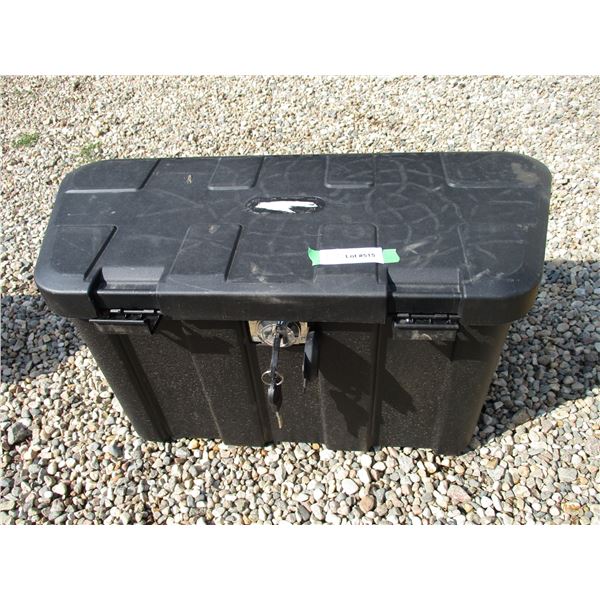 Plastic Storage Box with Key (26" W x 13.5" Tall)