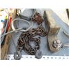Image 3 : Receiver Hitch and Ball, Small Chains Plus Misc