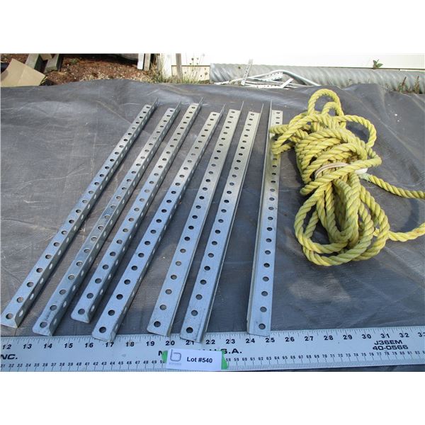 Rope Plus Iron for Hanging Things