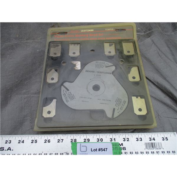 Craftsman Triple Cutter Molding Head Set