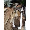 Image 4 : Lot of lumber, water house and downspout misc