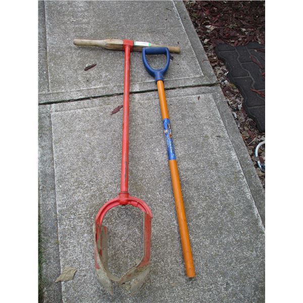 Post Hole Auger and Handle