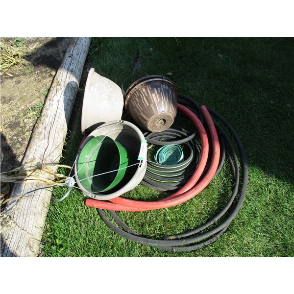 Water Hose, Planters and Misc