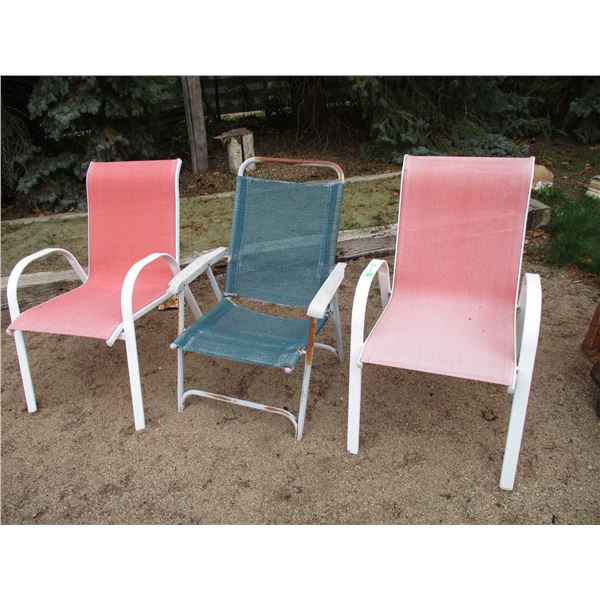 3 Lawn Chairs