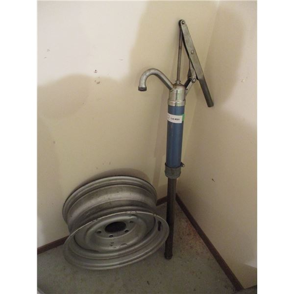 Hand Pump Plus 6 Bolt Rim