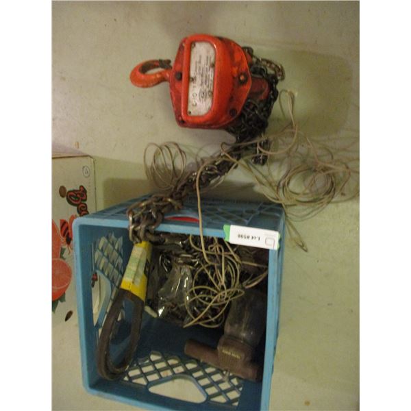 1 Ton Chain Block Hoist Plus Misc