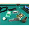 Image 15 : Americana Canada Billiard 4x8 1" Thick Slate With Pool Balls, Snooker Balls, Cues, Repair Kit, Brus.