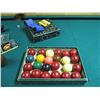Image 16 : Americana Canada Billiard 4x8 1" Thick Slate With Pool Balls, Snooker Balls, Cues, Repair Kit, Brus.