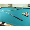 Image 7 : Americana Canada Billiard 4x8 1" Thick Slate With Pool Balls, Snooker Balls, Cues, Repair Kit, Brus.