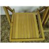 Image 2 : (2X THE MONEY) Wooden Folding Chairs