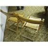 Image 4 : (2X THE MONEY) Wooden Folding Chairs