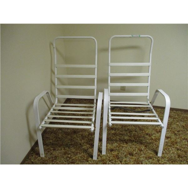 2 Lawn Chairs Metal