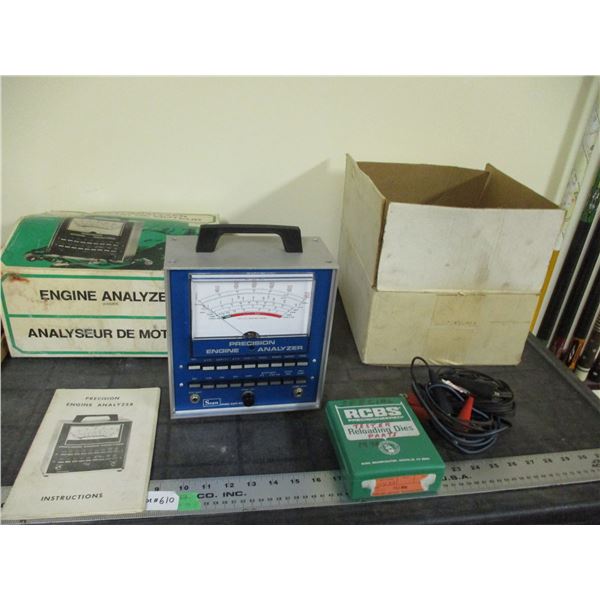Precision Engine Analyzer Looks Like New With Manual