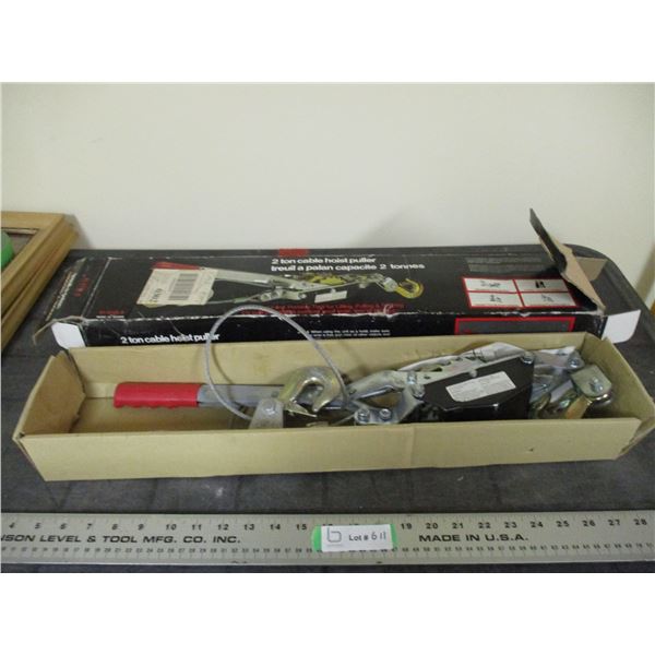 2 Ton Cable Hoist Puller