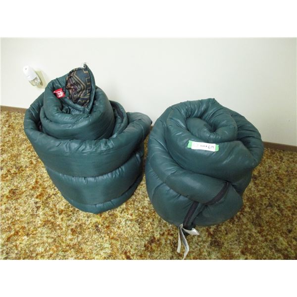 (2X THE MONEY) Sleeping Bags (2) Both Coleman