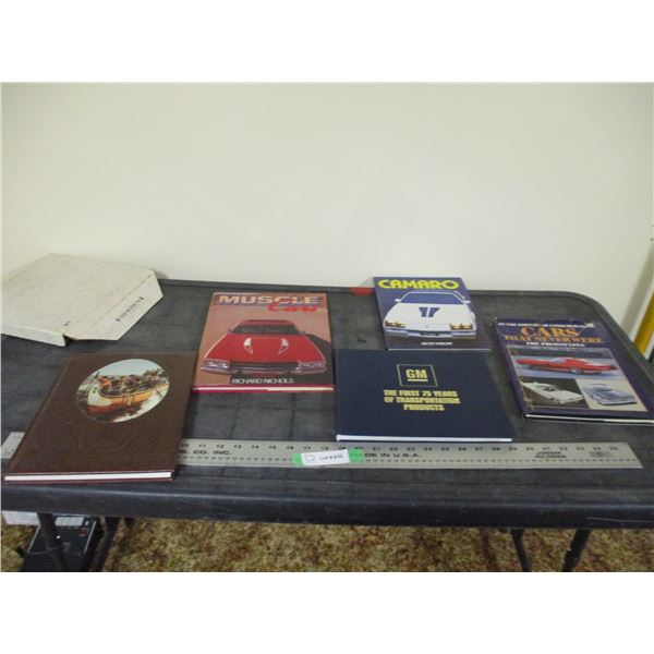 GM First 75 Years Book, The Old West, The Canadians Plus Car Books