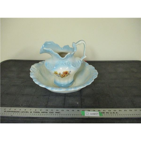 Pitcher and Bowl Ceramic