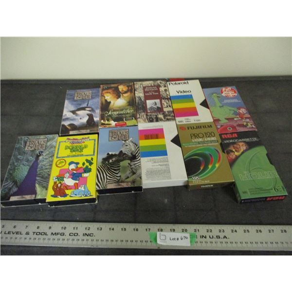 Lot of VHS Tapes