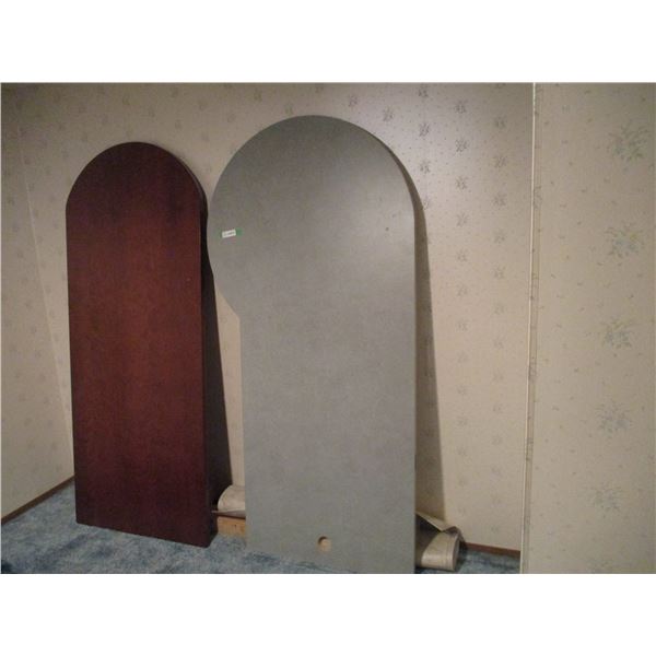 (2) Wooden Plus Misc Office Desk Tops