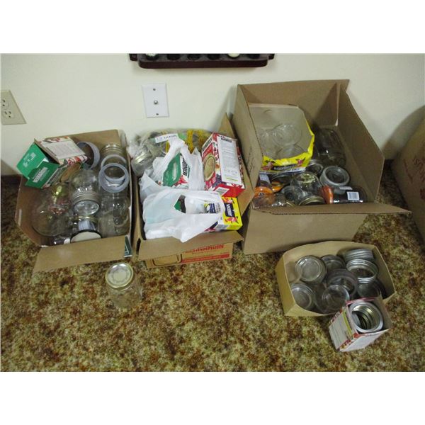 Mason Jars, Lids and Bands