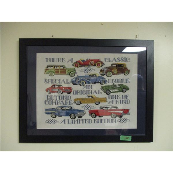 Needle Work in Frame (26x20)