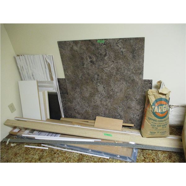 Concrete Mix, Arborite, Misc Wood