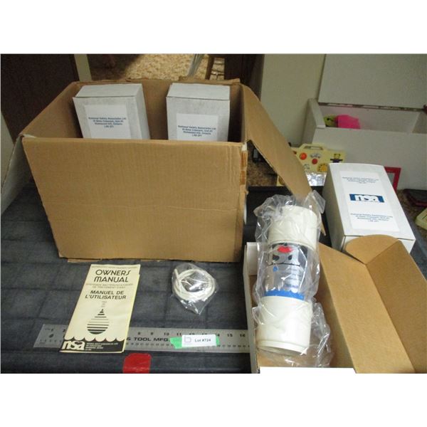 (4) New NSA Barterio static water treatment units