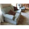 Image 2 : (2 X THE MONEY) Sage green (1 love seat and 1 chair)
