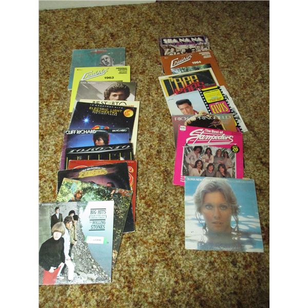 18 misc records , rock, country