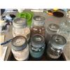 Image 4 : Canning Supplies, Blue/White Ceramic Canister, Spirulina/Maca/Cacao/Chia Seeds/Vanilla & Chocolate P